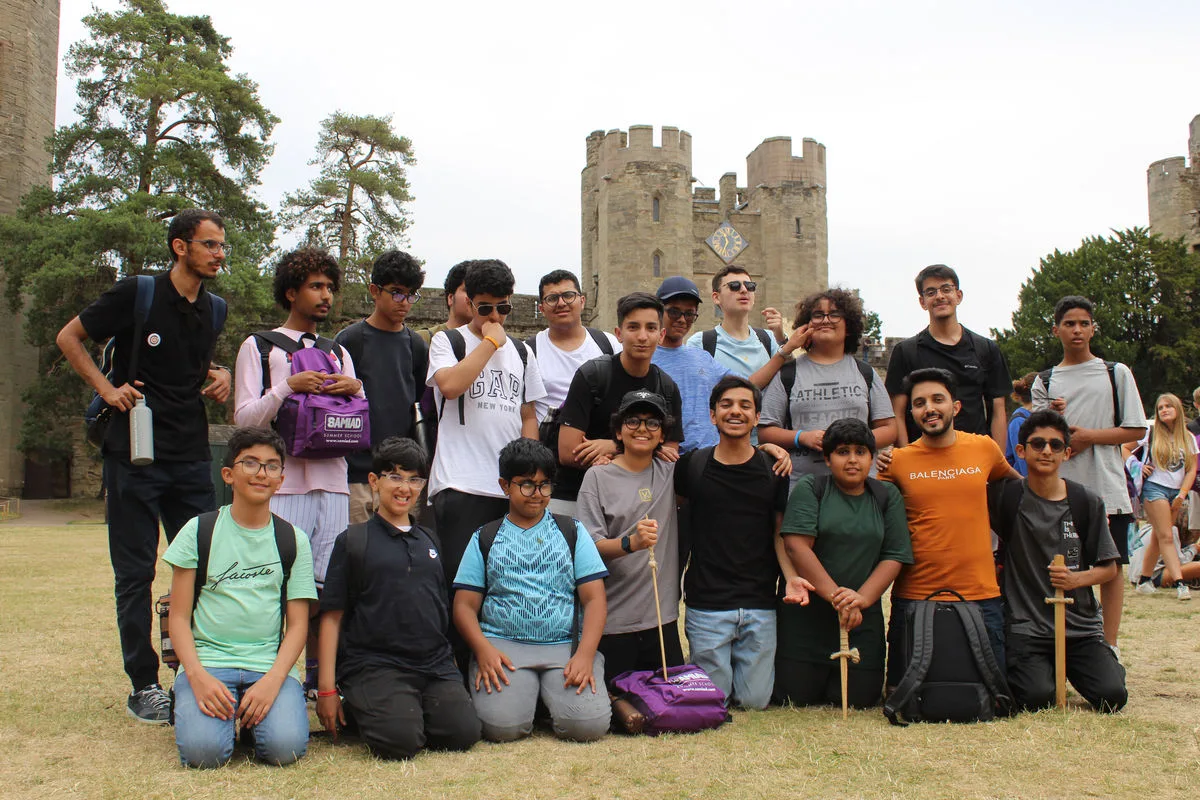 Ahdaf camp students
